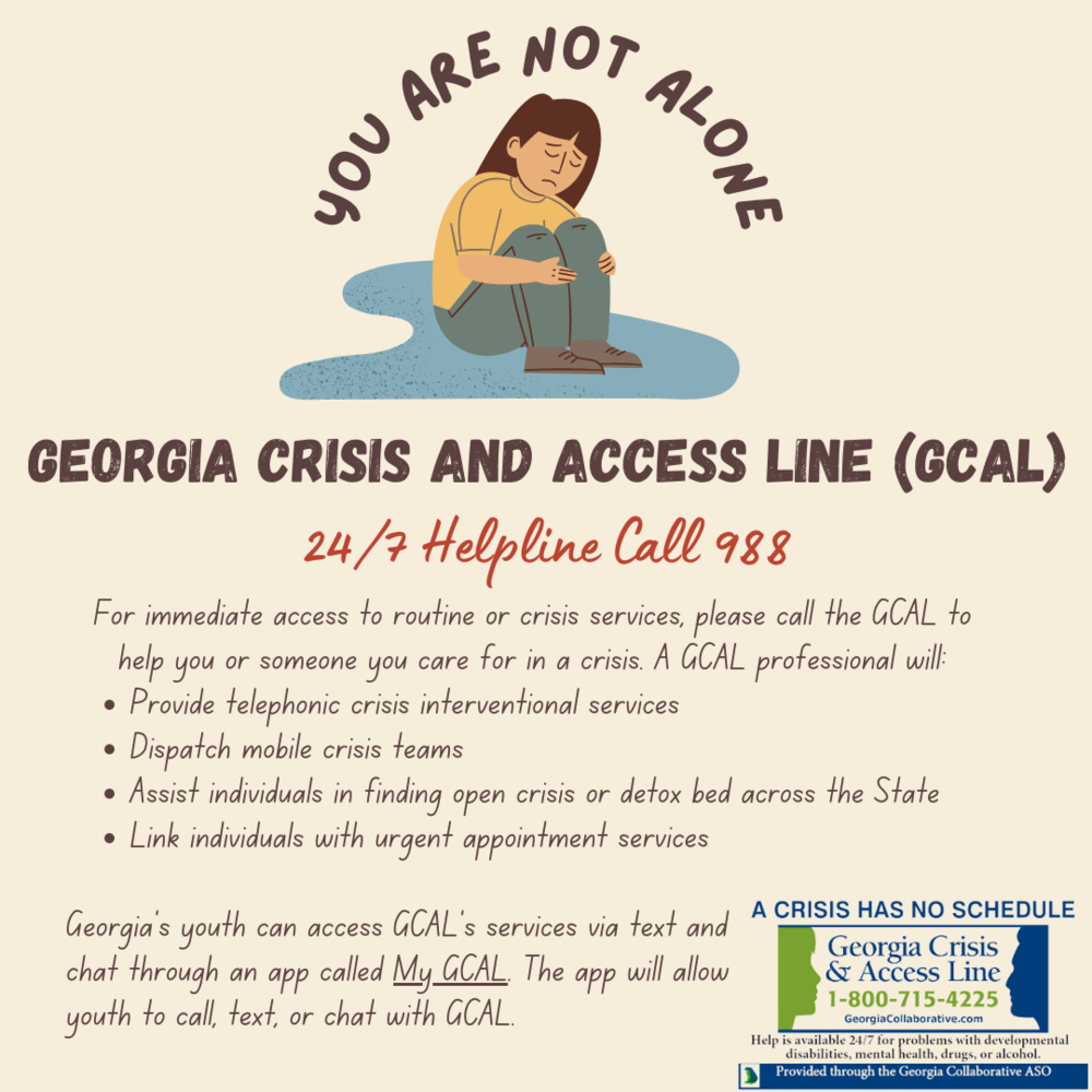 Crisis and Access Line Woodland High School