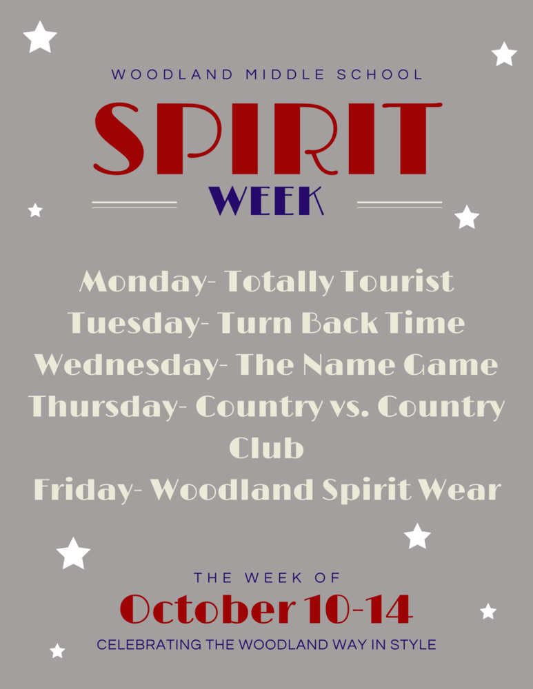 Spirit Week Announcement