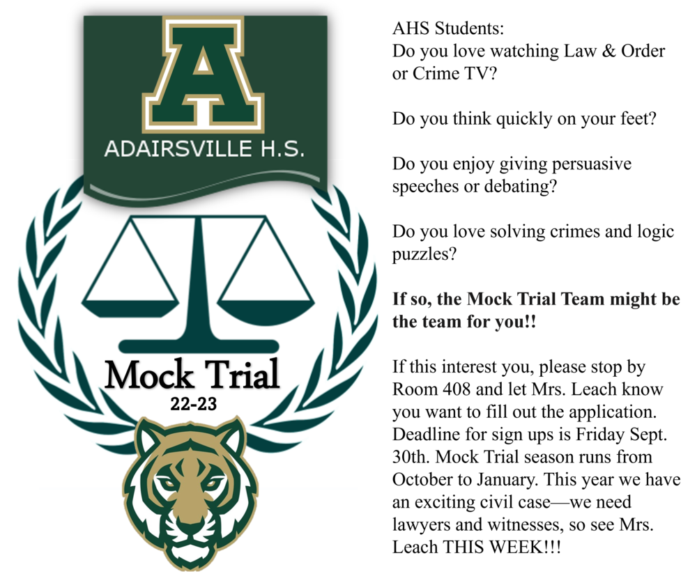 Mock Trial Adairsville High School