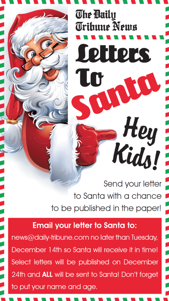 letters to Santa flyer