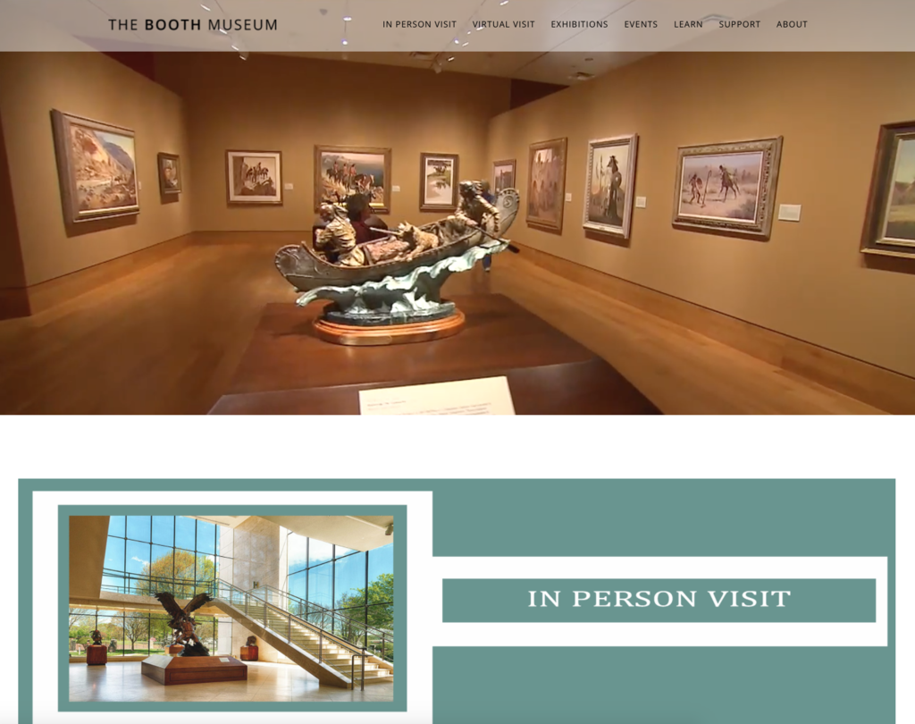 Booth Western Art Museum webpage