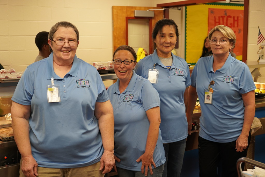 HCES cafeteria workers
