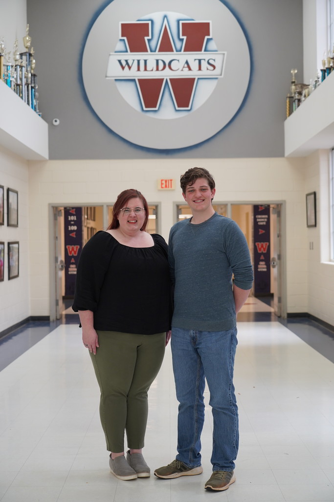 Parker and Mrs. Human at WHS