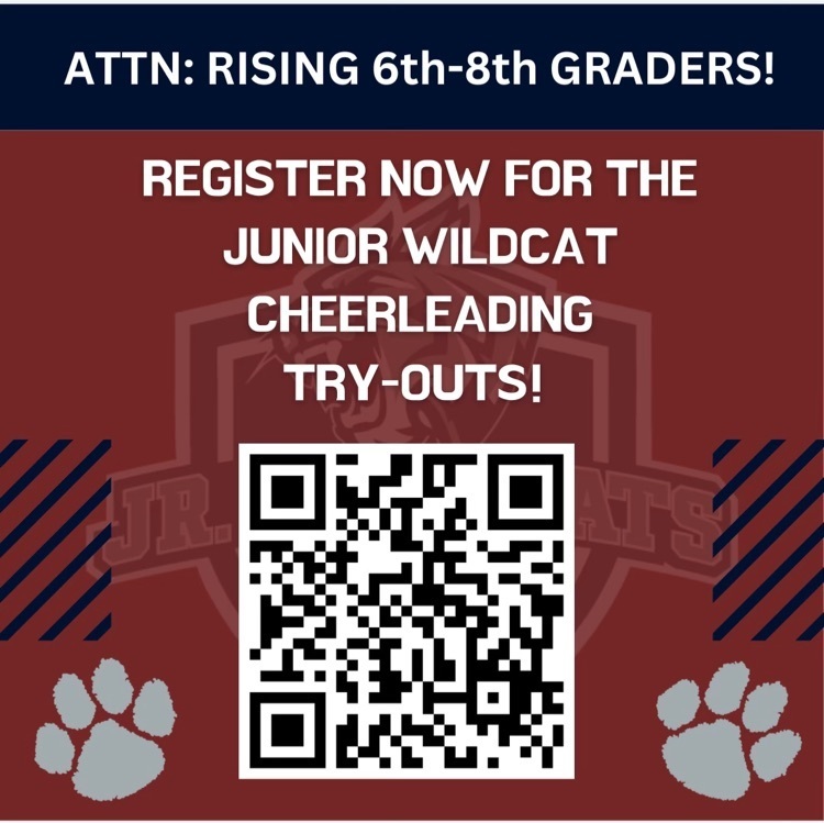 cheer tryout QR code