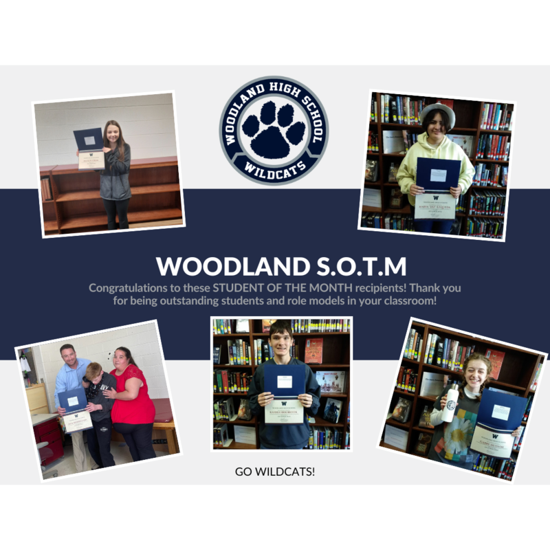Recognizing SOTM Woodland High School
