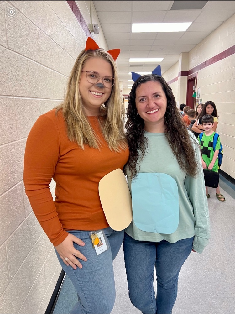 Teachers enjoying dress up days